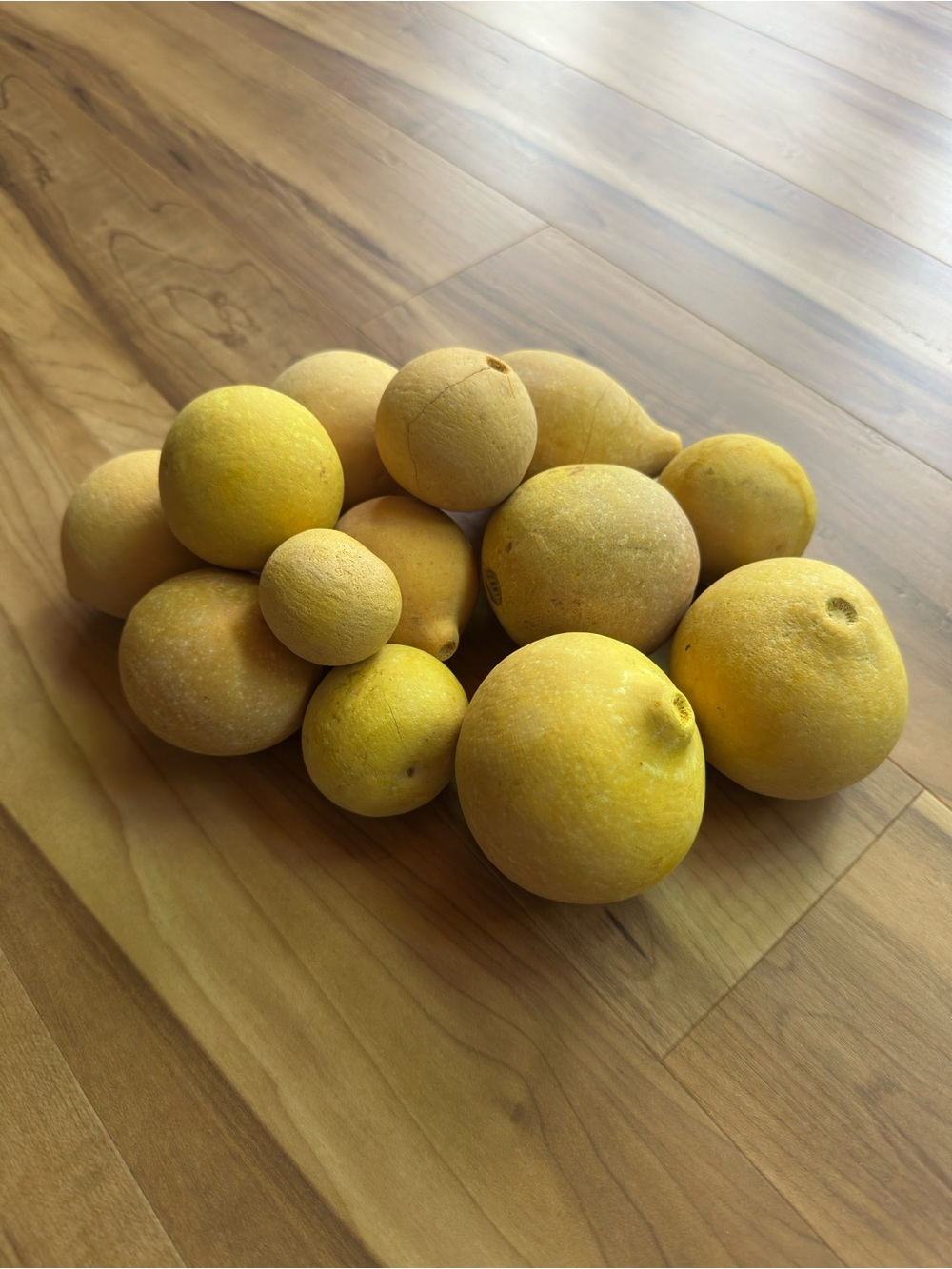 Faux Yellow Citrus Bundle - Decorative Lemons artificial rustic cottage coastal